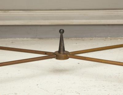Gilbert Poillerat Rare Bronze and Iron Coffee Table Design Inspired by Gilbert Poillerat