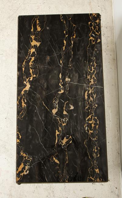 Gilbert Poillerat Rare Bronze and Iron Coffee Table Design Inspired by Gilbert Poillerat