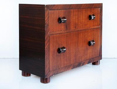 Gilbert Rohde 1940s Cabinets or Nightstands Manner of Gilbert Rohde Pair
