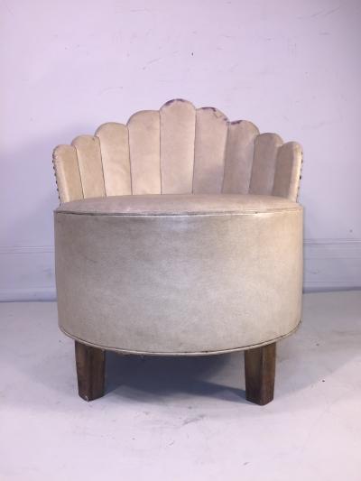 Gilbert Rohde ART DECO BARREL CHAIR ATTRIBUTED TO GILBERT ROHDE