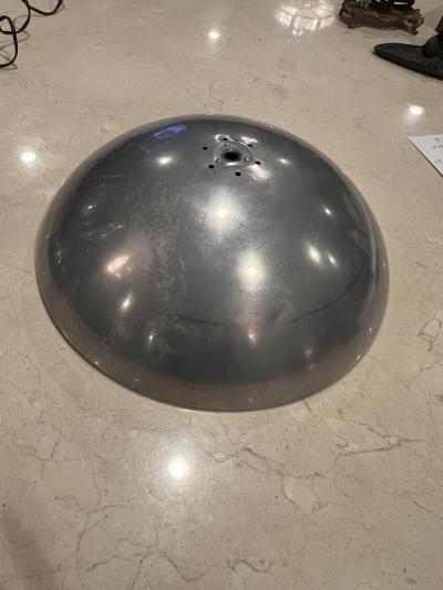 Gilbert Rohde ART DECO CHROME AND CUSTARD GLASS LAMP BY GILBERT ROHDE