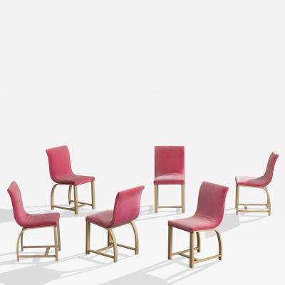Gilbert Rohde Dining Chairs with Beech and Fabric United States 1940s