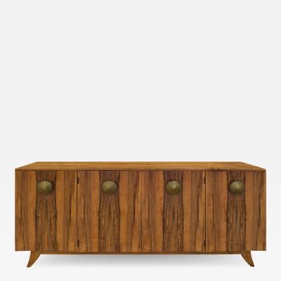 Gilbert Rohde Gilbert Rohde Elegant 4 Door Credenza In Paldao 1940s