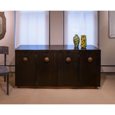 Gilbert Rohde Gilbert Rohde Impressive 4 Door Paldao Credenza 1940s