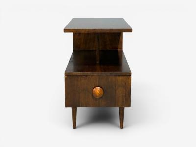 Gilbert Rohde Gilbert Rohde Rare Paldao End Tables Walnut USA 1940s