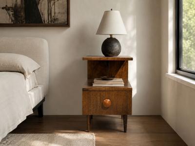Gilbert Rohde Gilbert Rohde Rare Paldao End Tables Walnut USA 1940s