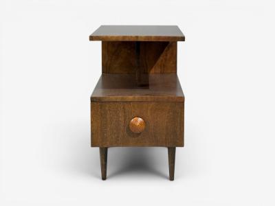 Gilbert Rohde Gilbert Rohde Rare Paldao End Tables Walnut USA 1940s