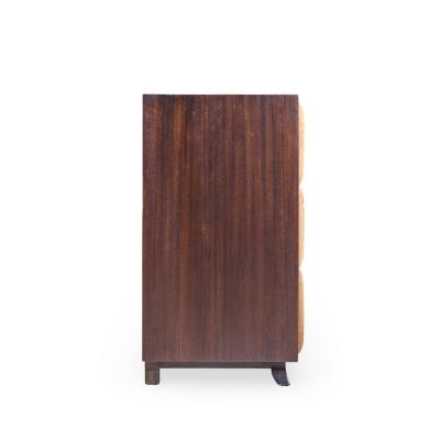 Gilbert Rohde Gilbert Rohde for Herman Miller Model 4140 Upholstered Chest Dresser Pair