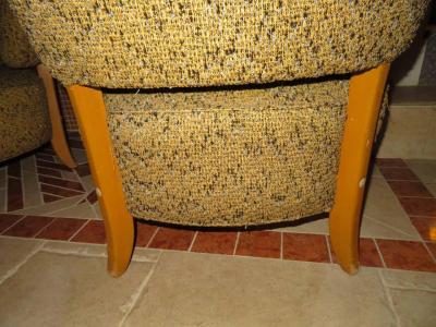 Gilbert Rohde Lovely Pair of Gilbert Rohde Style Slipper Chairs Mid Century Modern