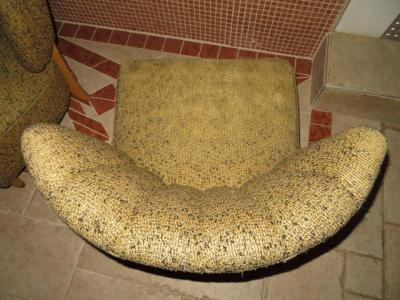 Gilbert Rohde Lovely Pair of Gilbert Rohde Style Slipper Chairs Mid Century Modern