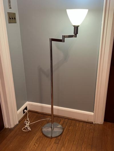 Gilbert Rohde RARE MODERNIST ART DECO FLOOR LAMPS BY GILBERT ROHDE