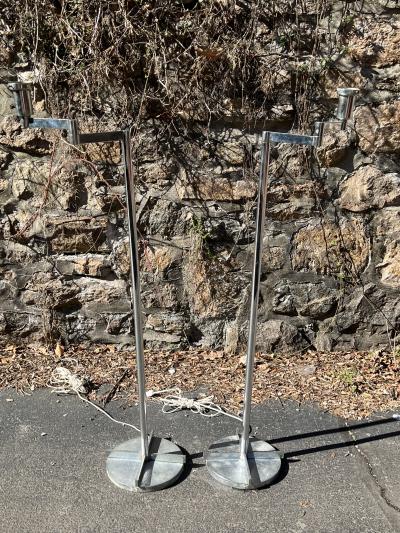 Gilbert Rohde RARE MODERNIST ART DECO FLOOR LAMPS BY GILBERT ROHDE
