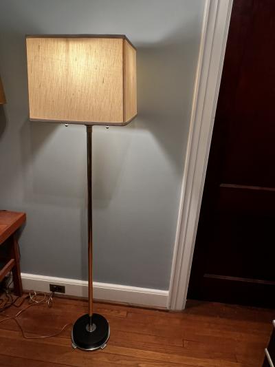Gilbert Rohde RARE PAIR OF ART DECO FLOOR LAMPS BY GILBERT ROHDE