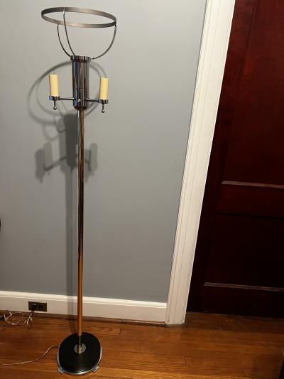 Gilbert Rohde RARE PAIR OF ART DECO FLOOR LAMPS BY GILBERT ROHDE