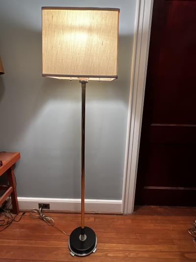 Gilbert Rohde RARE PAIR OF ART DECO FLOOR LAMPS BY GILBERT ROHDE