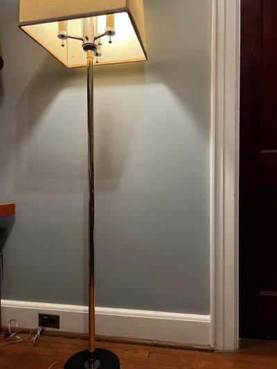 Gilbert Rohde RARE PAIR OF ART DECO FLOOR LAMPS BY GILBERT ROHDE