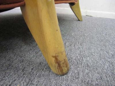 Gilbert Rohde Whimsical Pair of Gilbert Rohde Style 1940s Slipper Chairs Mid Century Modern