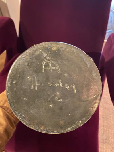 Gilbert Valentin Ceramic jug and set of four cups chalices France 1950s