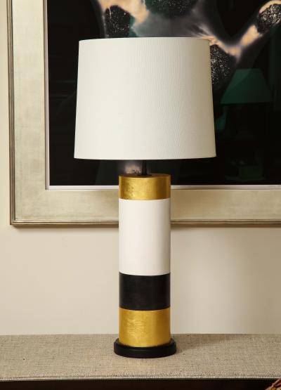 Gilded Column Table Lamp