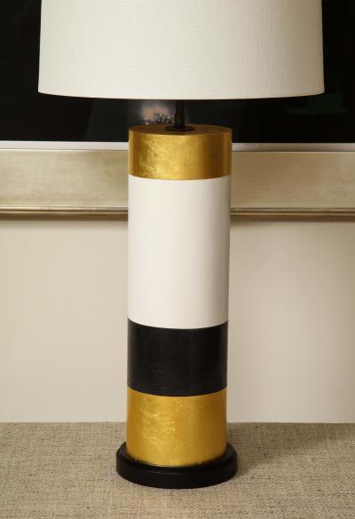 Gilded Column Table Lamp