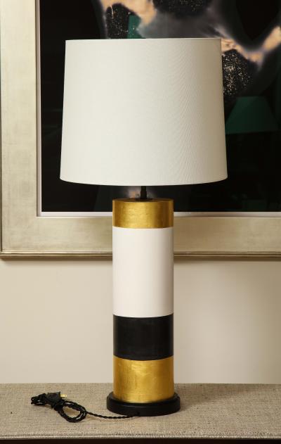 Gilded Column Table Lamp