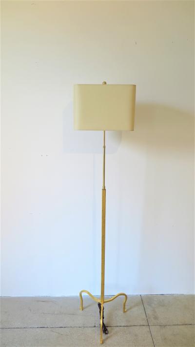Gilded Floor Lamp Attributed to Albert Hadley