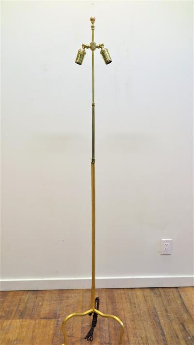 Gilded Floor Lamp Attributed to Albert Hadley