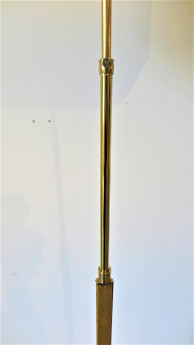 Gilded Floor Lamp Attributed to Albert Hadley