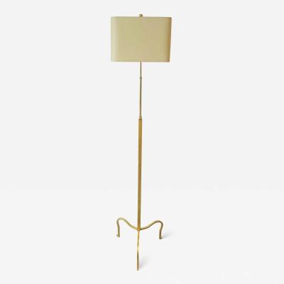 Gilded Floor Lamp Attributed to Albert Hadley