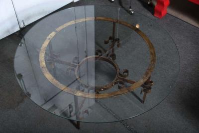 Gilded Glam Transitional Coffee Table