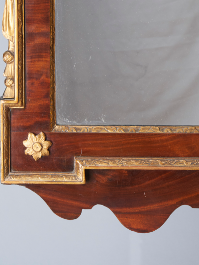 Gilded Mahogany Constitutional Mirror