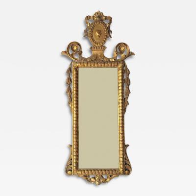 Gilded Neoclassical Gilt Mirror Mid 20th Century