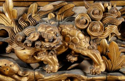 Gilded Overhead Panel Rama 