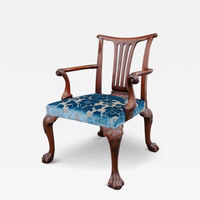 Giles Grendey A Highly Important Mid George II Mahogany Armchair by Giles Grendey