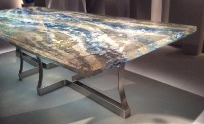 Gilles Charbin Gilles Charbin Large dining table in three parts 1975