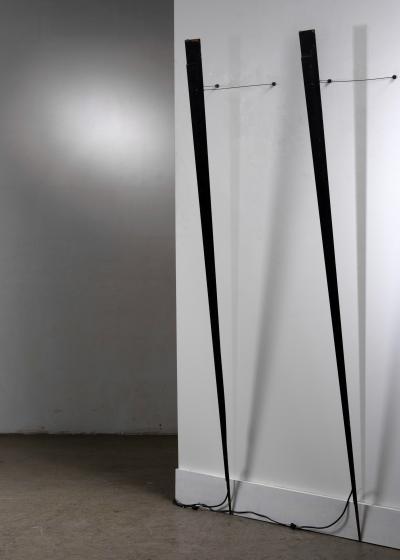 Gilles Derain Pair of Torchere wall lamps by Gilles Derain for Lumen Center