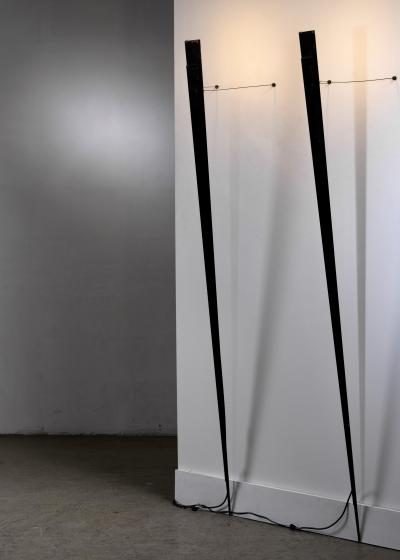 Gilles Derain Pair of Torchere wall lamps by Gilles Derain for Lumen Center