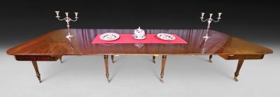 Gillows Regency Mahogany Imperial Extending Dining Table