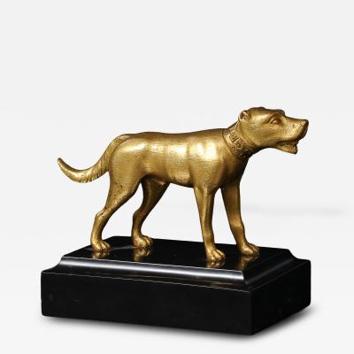 Gilt Bronze Hound