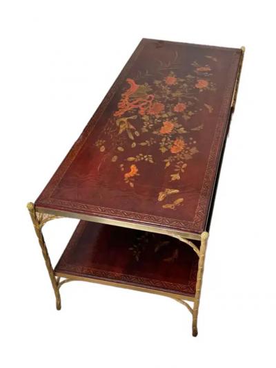 Gilt Bronze Lacquer Low Table