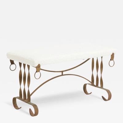 Gilt Iron Stool