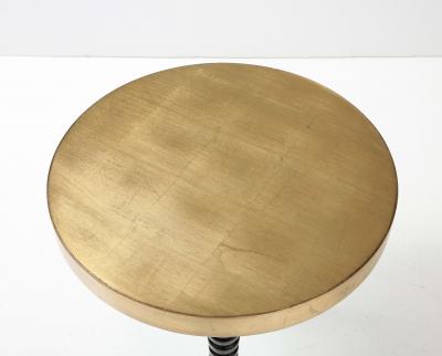 Gilt Leafed Side Table 