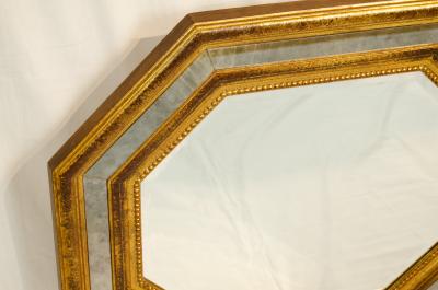 Gilt Octagonal Regency Mirror