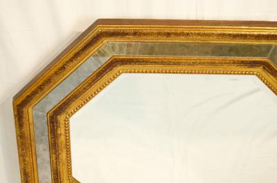 Gilt Octagonal Regency Mirror