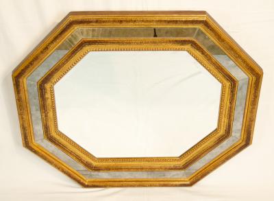 Gilt Octagonal Regency Mirror