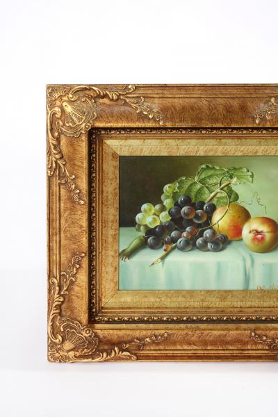 Gilt Wood Frame Oil Canvas Painting