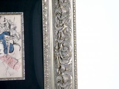 Gilt Wood Frame Pablo Picasso Lithograph Ma Jolie 