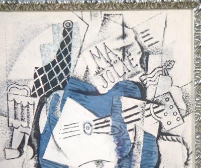 Gilt Wood Frame Pablo Picasso Lithograph Ma Jolie 