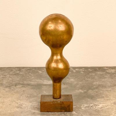 Gilt Wood Vase Circa 1870