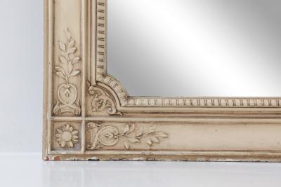 Gilt Wooden Frame Full Length Floor Mirror 1950s